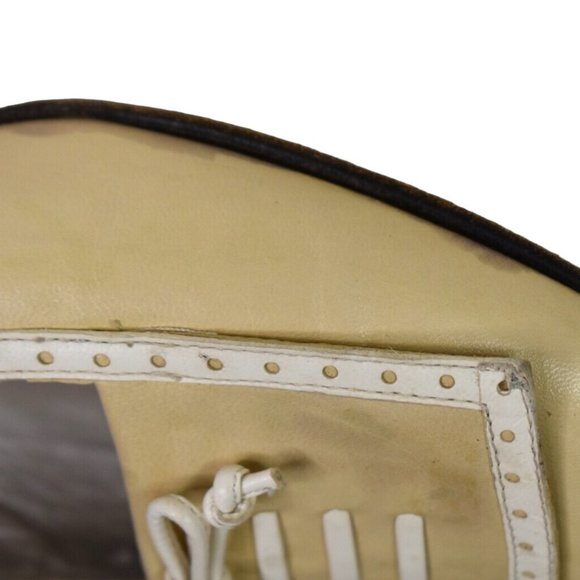 Cole Haan Studio Heels 7 AA Womens Beige Narrow Bow Front Block Heel Slip On - Picture 10 of 13